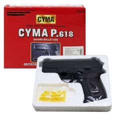 Пистолет пластиковый, пульки 6 мм CYMA