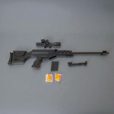 Снайперская винтовка шарики, бат., лазер, в короб. 70*17*6 см