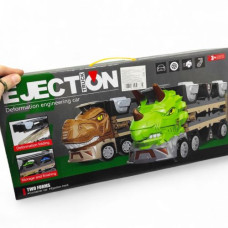 Трейлер-монстр-трек "Динозавр" запуск с металлическими машинками (кор.46,5*11*23 см) Трейлер-монстр-трек "Динозавр" запуск с металлическими машинками (кор.46,5*11*23 см)