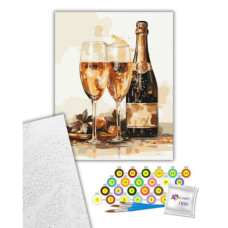 Картина по номерам "Игристое на двоих" 40х50 см