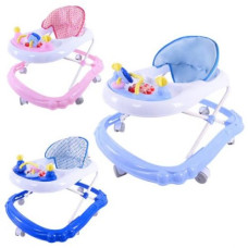 Ходунки музичні з брязкальцями (БЛАКИТНІ)