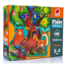 Пазл напольный "Лесные зверьки"