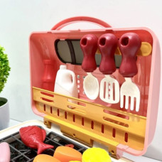 Мастер Гриль WToys, продукты меняют цвет, звук, подсветка, холодный пар (РОЗОВЫЙ) Мастер Гриль WToys, продукты меняют цвет, звук, подсветка, холодный пар (РОЗОВЫЙ)