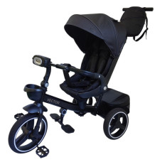Детский трехколесный велосипед VECTOR ME 1162-1 Black, с родительской ручкой