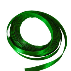 Атласная лента для рукоделия АБ-707, 0,6 см x 23 м, зеленый