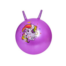 Детский мяч для фитнеса MS 3397(Violet) с рожками 55 см, 400 г Детский мяч для фитнеса MS 3397(Violet) с рожками 55 см, 400 г