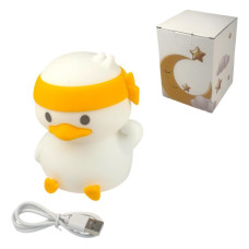 Дитячий силіконовий світильник "Каченя" 21*14*12 см, 24-463