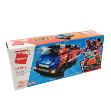 Детский Конструктор Qman 1416-1-6 транспорт, 88 дет (Super Fire Truck) Детский Конструктор Qman 1416-1-6 транспорт, 88 дет (Super Fire Truck)