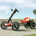 Детский складной электромобиль Go-Kart с аккумулятором и пультом электрокар Красный Детский складной электромобиль Go-Kart с аккумулятором и пультом электрокар Красный