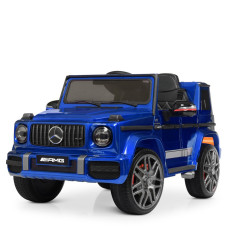 Дитячий електромобіль Mercedes AMG G63, синій