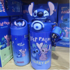 Термос дитячий STITCH, з силіконовою трубочкою, синій, 600 мл, 6885-BLUE Термос дитячий STITCH, з силіконовою трубочкою, синій, 600 мл, 6885-BLUE
