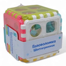 Логическая игра-сортер "Головоломка Шестигранник"
