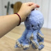 Мягкие игрушки Осьминог 26 см (Голубой)