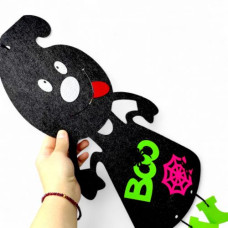 Підвіс з фетру 3мм Привид (ЧОРНИЙ)