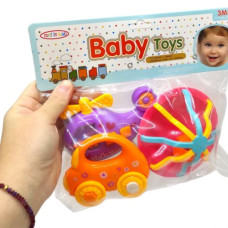 Набір брязкалець, 3 шт у пакеті (мікс видів)