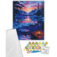 Картина по номерам "Зимний пейзаж" 40х50 см