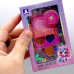 Набор косметики, блестки, румяна, в коробке. 7,5*3*11,5 см