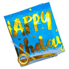 Кулі повітряні набір-святковий "Happy birthday" 7шт. = 2шт * 45см + 5шт * 30см (36112)