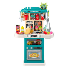 Детская игрушечная кухня 922-184 плита, мойка-льется вода, звук, свет Детская игрушечная кухня 922-184 плита, мойка-льется вода, звук, свет