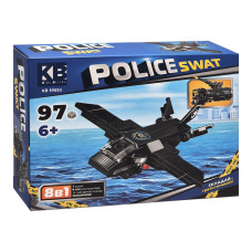 Детский конструктор Police SWAT KB 5905G пластик, 97 деталей Детский конструктор Police SWAT KB 5905G пластик, 97 деталей
