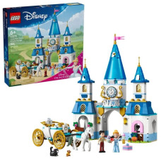 Конструктор Замок Золушки и карета LEGO 43275, 596 деталей Конструктор Замок Золушки и карета LEGO 43275, 596 деталей