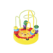 Деревянная игрушка Лабиринт MD 0810(Yellow) на проволоке 11 см