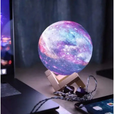 Настольный RGB светильник ночник Луна 3D Moon Night 15см