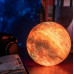 Настольный RGB светильник ночник Луна 3D Moon Night 15см