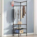 Угловая вешалка в прихожую с тремя полками 185 х 40 х 40 см Corner Coat Rack TM3-303