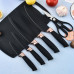 Силиконовый кухонный набор принадлежностей с деревянной ручкой Kitchenware Set 19 предметов Чёрный со