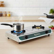 Газовая плита Rainberg RB-2233 2 конфорки Настольная для баллона Газовая плита Rainberg RB-2233 2 конфорки Настольная для баллона