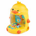 Игровой автомат Цыпленок детский интерактивный для ловли игрушек с музыкой Детский игровой автомат с краном и игрушками