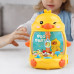 Игровой автомат Цыпленок детский интерактивный для ловли игрушек с музыкой Детский игровой автомат с краном и игрушками