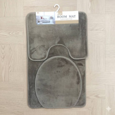 Набор ковриков для ванной и туалета 50 х 80 см, Коврик в ванную комнату 3 в 1 (53785)