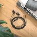Проводные наушники вакуумные 3.5mm HOCO M97 Enjoy с микрофоном 1.2m Черные