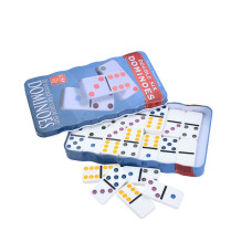Настольная игра «Домино» TD202322 в железном пенале Настольная игра «Домино» TD202322 в железном пенале