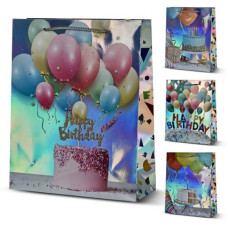 Пакет подарунковий "Happy Birthday", R95525-L Пакет подарунковий "Happy Birthday", R95525-L