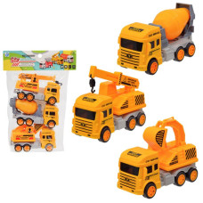 Машини набір будтехніка, 3види, пакет, 7331-2A1 Машини набір будтехніка, 3види, пакет, 7331-2A1