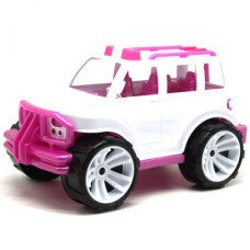Машинка "Внедорожник", розово-белый Машинка "Внедорожник", розово-белый
