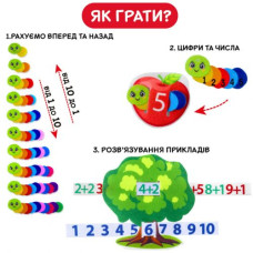 Розвиваюча гра 2в1 Фруктова математика ME5032-15