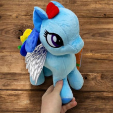 Мягкая игрушка "Принцесса единорог" (голубой)