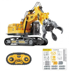 Конструктор на радиоуправлении "Спецтехника", 155 элементов, пульт 2.4 GHz, на батарейках, в коробке