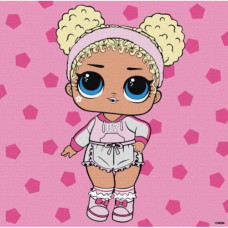 Картина по номерам "L.O.L Surprise! Game on. Flower Child" 25x25см
