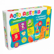 Игра "Лото: алфавит+картинки со словами" укр Игра "Лото: алфавит+картинки со словами" укр