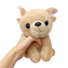 Мягкая игрушка Собака 20 СМ (СВЕТЛО-КОРИЧНЕВАЯ)