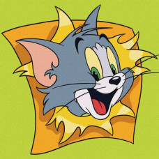 Набір для розпису по номерах для дітей WB "Tom and Jerry: Разом веселіше" 25х25см Набір для розпису по номерах для дітей WB "Tom and Jerry: Разом веселіше" 25х25см