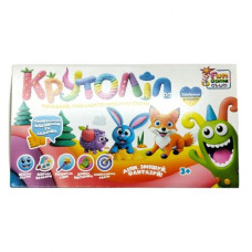 Пластилін восковий 20057 (22) "4FUN Game Club", 6 неонових кольорів, в коробці