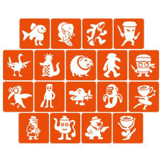 Набор трафаретов для биотату 