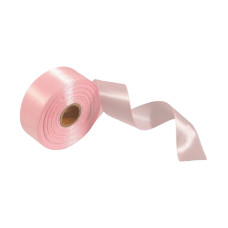 Атласная лента для рукоделия АБ-335, 2,5 см x 23 м, Светло-лососевый