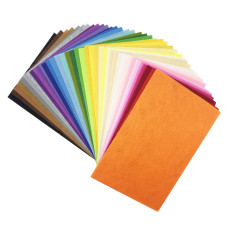 Набор фетра средней жесткости FTRMIX-40, 1 мм, 20х30 см, 40 листов, микс цветов